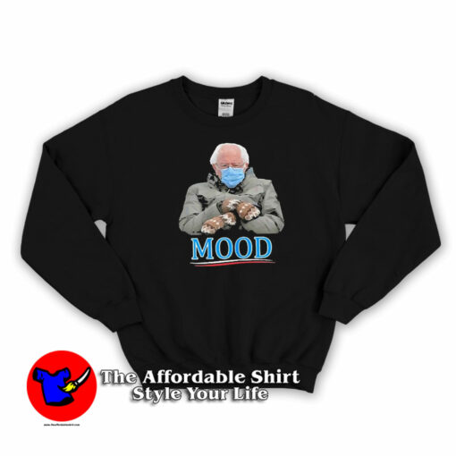 Cool Bernie Sanders Mitten Mood Unisex Sweatshirt On Sale