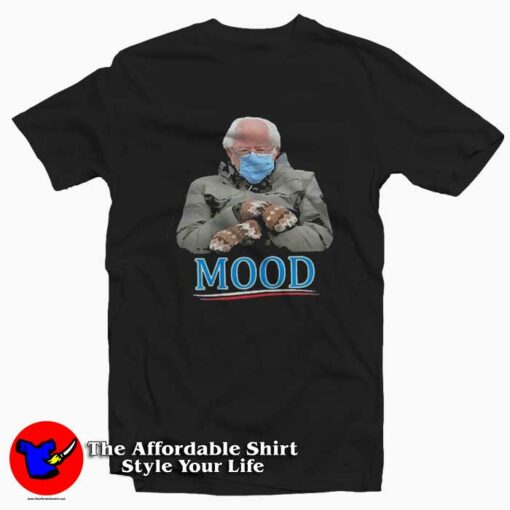 Cool Bernie Sanders Mitten Mood Unisex T-shirt On Sale