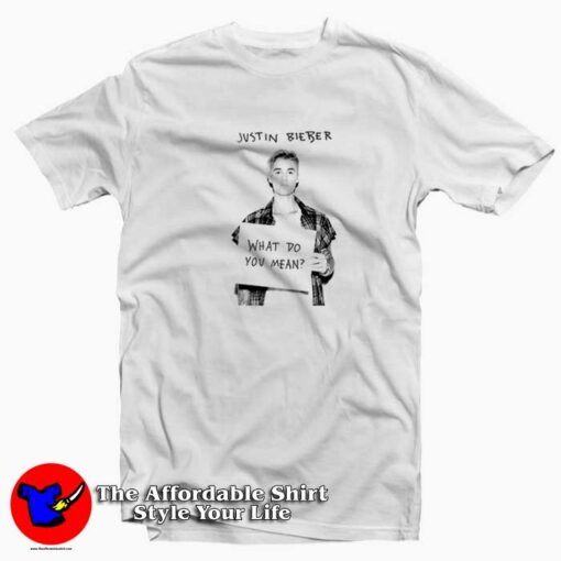 Cool Justin Bieber What Do You Mean Unisex T-shirt On Sale