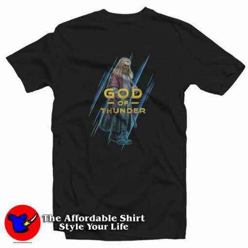 Cool Marvel Thor God of Thunder T-shirt On Sale