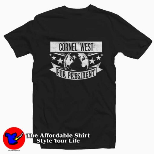 Cornel West For President Graphic Unisex T-Shirt On Sale