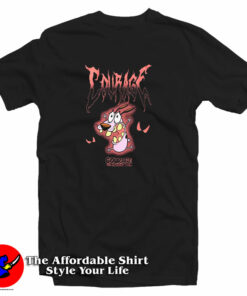 Courage The Cowardly Dog Metal T-Shirt