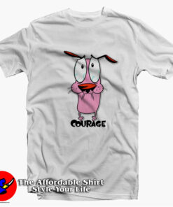 Courage the cowardly Dog Vintage Unisex T-shirt On Sale Courage the cowardly Dog Vintage Unisex T-shirt On Sale