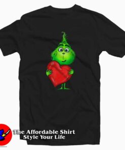 Cute Baby Grinch Love Heart Christmas T shirt On Sale 1