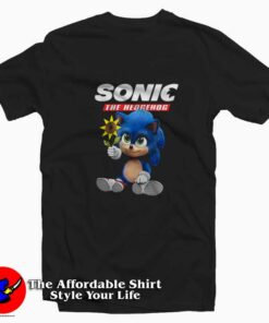 Cute Baby Sonic The Hedgehog Movie T shirt On Sale 1