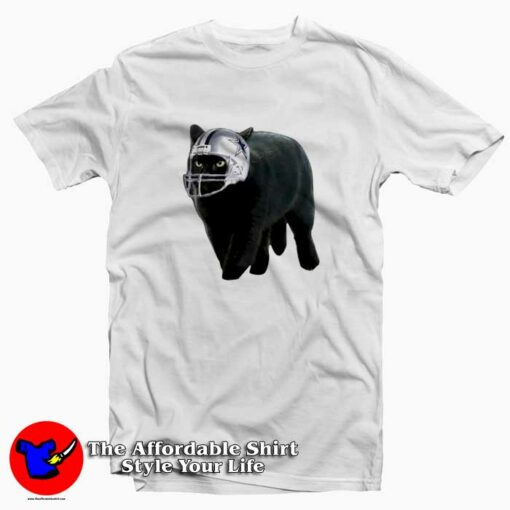 Cute Black Cat Dallas Cowboys Unisex T-shirt On Sale