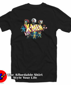 Cute Chibi Characters Xmen T Shirt 1