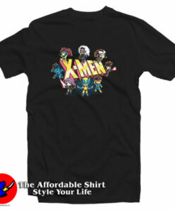 Cute Chibi Characters Xmen T-Shirt 1 Cute Chibi Characters Xmen T Shirt 2