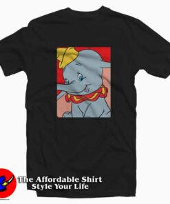 Cute Disney Dumbo Portrait Unisex T-shirt On Sale