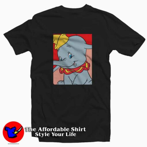 Cute Disney Dumbo Portrait Unisex T-shirt On Sale