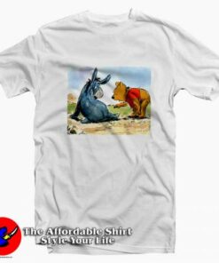 Cute Disney Winnie The Pooh With Eeyore T-shirt On Sale Cute Disney Winnie The Pooh With Eeyore T-shirt On Sale