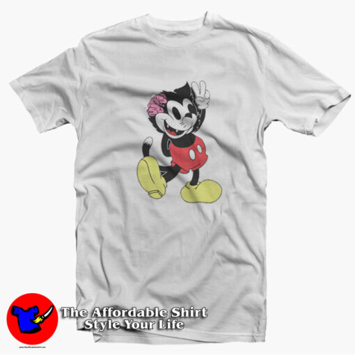 Cute Drop Dead Mickey Mouse Unisex T-shirt On Sale