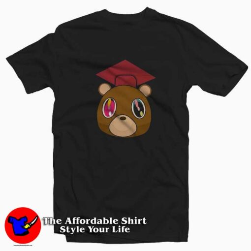 Cute Graduation Bear Kanye West T-shirt On Sale