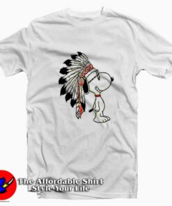 Cute Indian Funny Snoopy Peanuts T-shirt On Sale Cute Indian Funny Snoopy Peanuts T-shirt On Sale