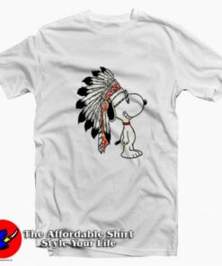 Cute Indian Funny Snoopy Peanuts T-shirt On Sale Cute Indian Funny Snoopy Peanuts T-shirt On Sale