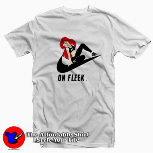 Cute Little Mermaid On Fleek Unisex T-shirt On Sale