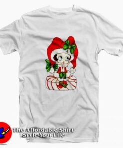Cute Merry Christmas Betty Boop T-shirt On Sale Cute Merry Christmas Betty Boop T-shirt On Sale