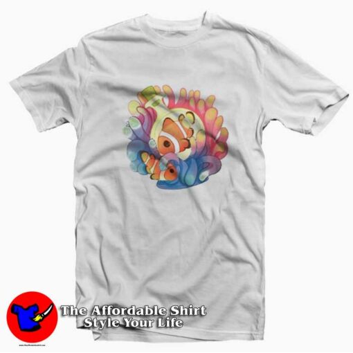 Cute Nemo Clownfish Graphic Unisex Adult T-shirt On Sale