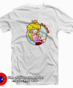 Cute Princess Peach Lovely Unisex T-Shirt Cheap Cute Princess Peach Lovely Unisex T-Shirt Cheap