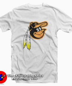 Cute Redskins Orioles Logo Unisex T-shirt On Sale Cute Redskins Orioles Logo Unisex T-shirt On Sale