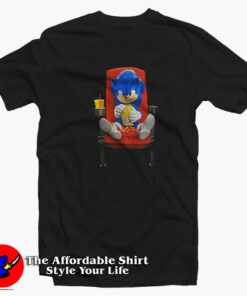 Cute Sonic 2 Watch Movie Theatre Unisex T-Shirt On Sale Cute Sonic 2 Watch Movie Theatre Unisex T-Shirt On Sale