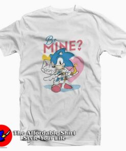 Cute Sonic Be Mine Cupid Funny T-shirt On Sale Cute Sonic Be Mine Cupid Funny T-shirt On Sale
