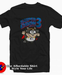 Cute Super Coon 3 Cartoon Mashup T-shirt On Sale Cute Super Coon 3 Cartoon Mashup T-shirt On Sale