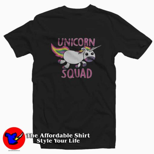 Cute Unicorn Squad Unisex T Shirt Cheap