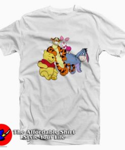 Cute Winnie The Pooh And His Friends T-shirt On Sale Cute Winnie The Pooh And His Friends T-shirt On Sale