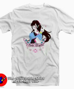 Cute Women I Play To Win Cartoon Unisex T-shirt On Sale Cute Women I Play To Win Cartoon Unisex T-shirt On Sale