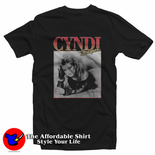 Cyndi Lauper Vintage Graphic Unisex T-Shirt On Sale