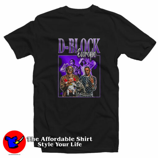 D-Block Europe Bootleg 90s Style T-Shirt On Sale