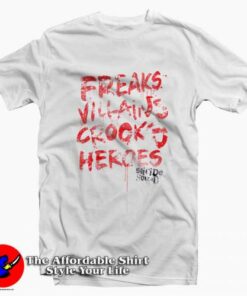 DC Comics Suicide Squad Freaks Villains T-shirt On Sale DC Comics Suicide Squad Freaks Villains T-shirt On Sale