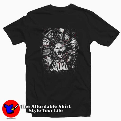 DC Comics Suicide Squad Group Unisex T-shirt On Sale