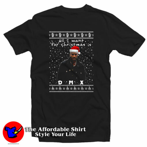 DMX Rapper Ugly Christmas T-Shirt