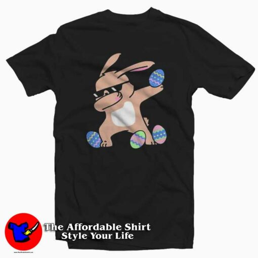 Dabbing Easter Bunny Eggs T-Shirt For Teacher