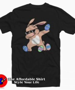 Dabbing Easter Bunny Eggs T-Shirt For Teacher