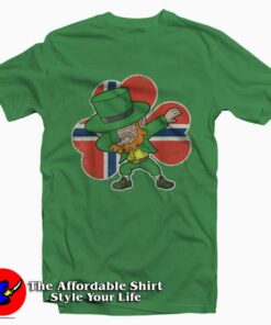 Dabbing Leprechaun T-Shirt Irish Norwegian St Patricks Day Dabbing Leprechaun T-Shirt Irish Norwegian St Patricks Day