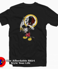 Dabbing Mickey Redskins America Football T-shirt On Sale 1 Dabbing Mickey Redskins America Football T shirt On Sale 2