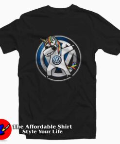 Dabbing Unicorn Flippin Love Volkswagen T shirt On Sale 1