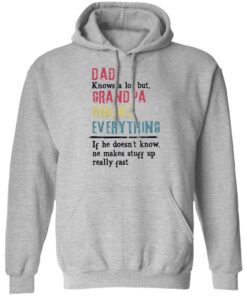 Dad knows a lot but grandpa knows everything If he doesn't know shirt 5 Dad knows a lot but grandpa knows everything If he doesnt know shirt 5