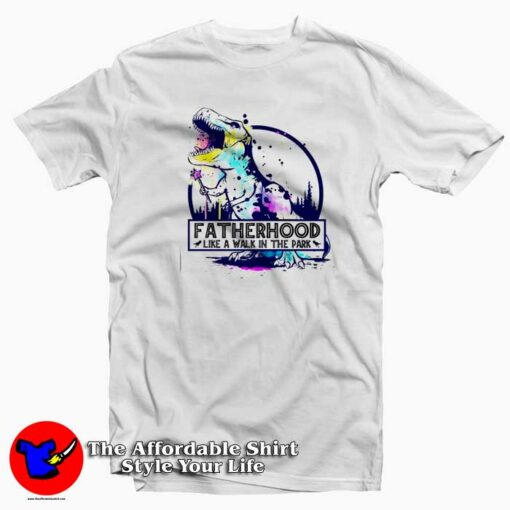 Dad of Girls Dinosaur Graphic T-Shirt Cheap