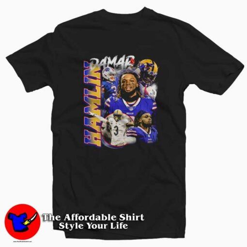 Damar Hamlin Bootleg Love For 3 T-Shirt On Sale