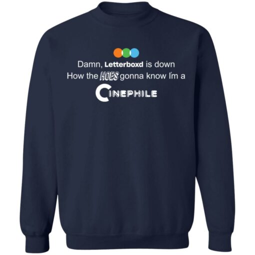 Damn Letterboxd is down how the hose gonna know shirt