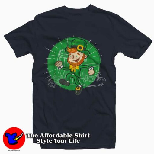 Dancing Leprechaun Funny T-Shirt St Patrick’s Day