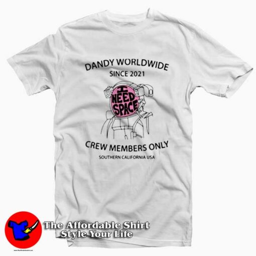 Dandy Worldwide I Need Space Graphic T-Shirt On Sale