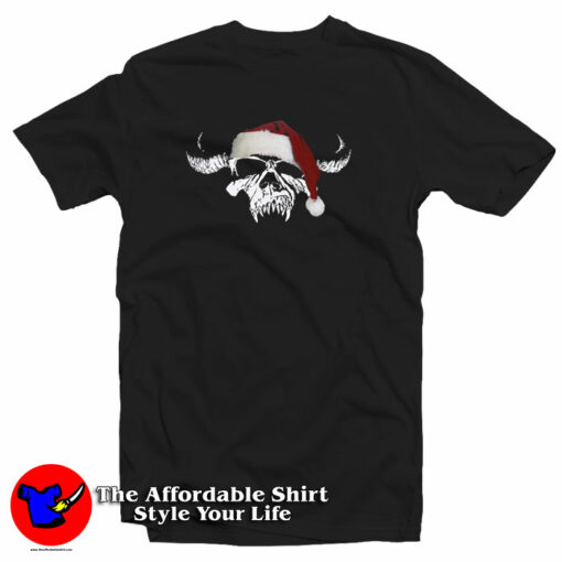 Danzig Horned Skull Crystar Christmas T-Shirt