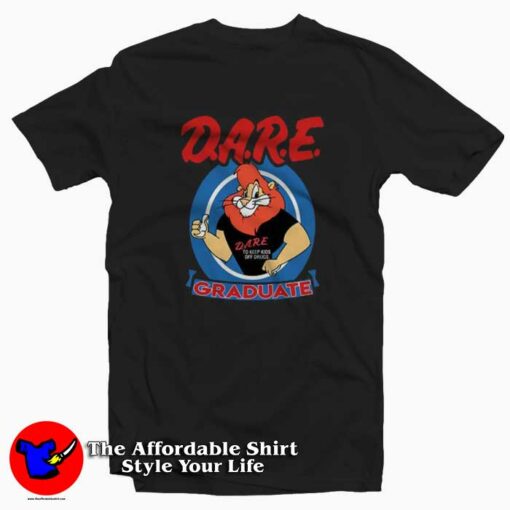 Dare Graduate Lion Keeping Kids Off Drugs T-shirt On Sale