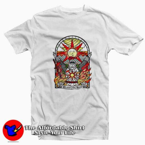 Dark Souls Praise The Sun Graphic Unisex T-Shirt On Sale