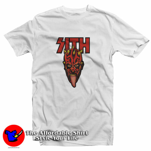 Darth Maul Sith Kiss Heavy Metal Parody T-Shirt